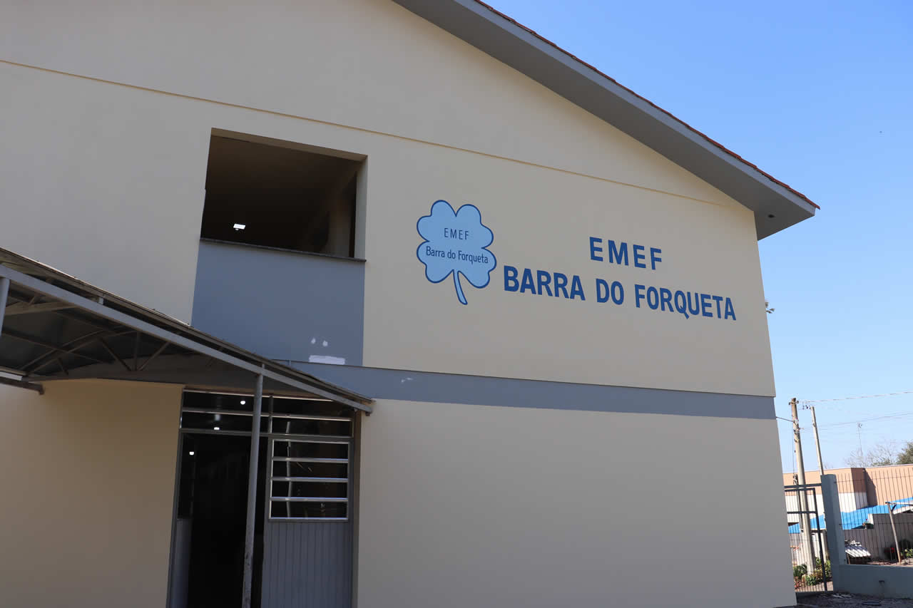 Obras de ampliação da Escola Barra do Forqueta serão entregues nesta sexta-feira