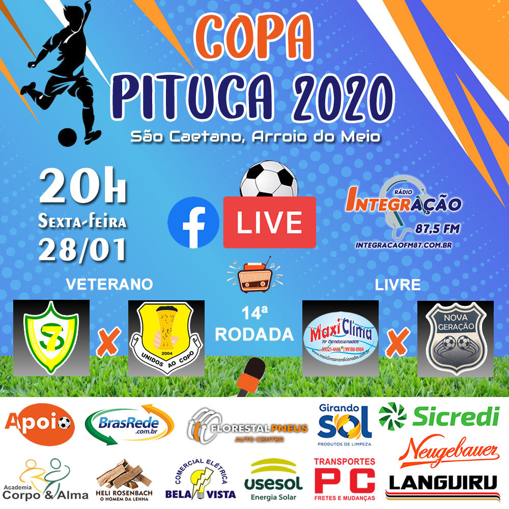 14ª Rodada da Copa Pituca 2020/22