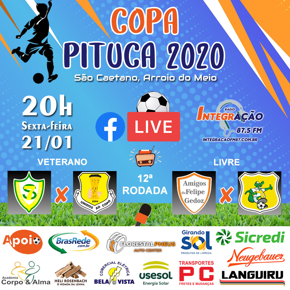 12ª Rodada da Copa Pituca 2020/22