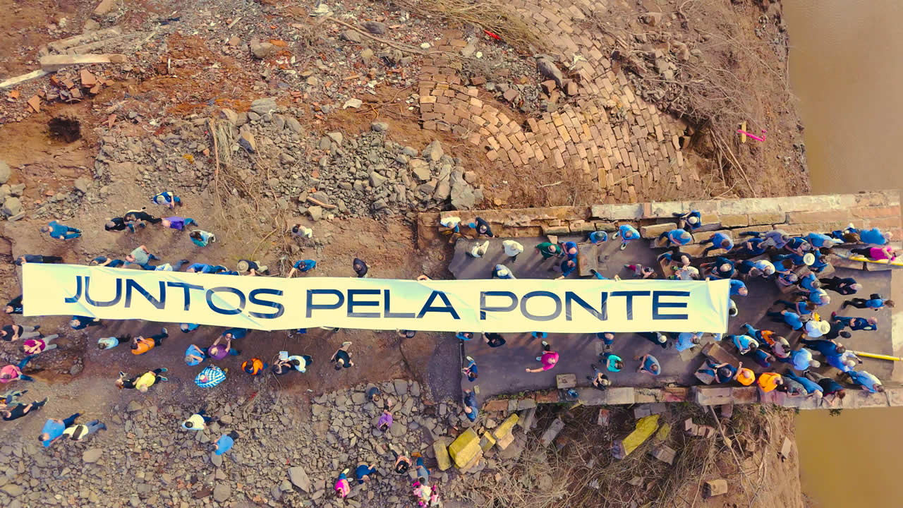 Anúncio de verba federal reforça campanha Juntos pela Ponte