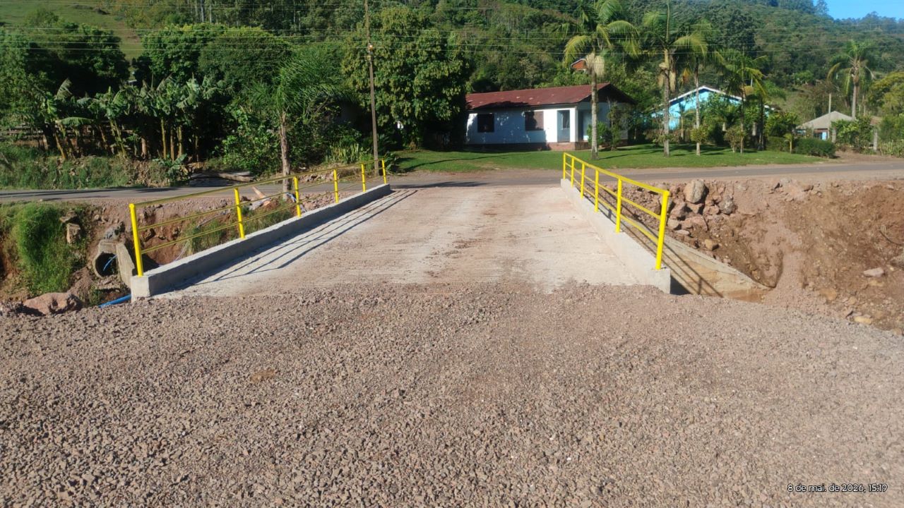 Quinta ponte do pacote de reconstrução será inaugurada neste sábado, em Arroio Grande