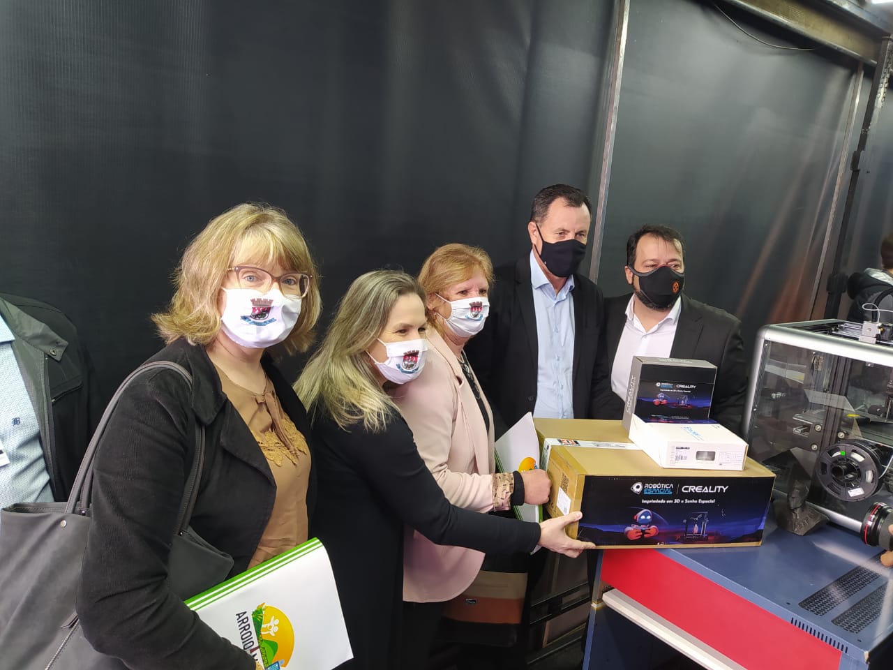 Escola Bela Vista recebe Impressora 3D referente ao projeto de Robótica Espacial