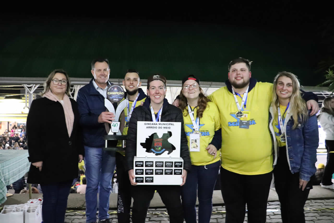 Schtena é a grande campeã da 4ª Gincana Municipal