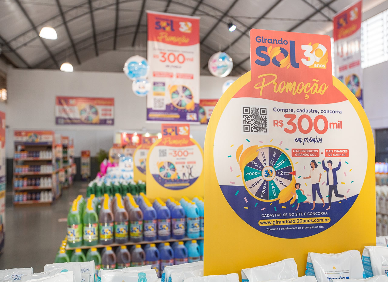 Girando Sol vai sortear R$ 300 mil em prêmios para consumidores