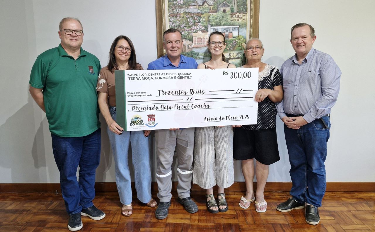 Administração recebe premiados do Programa Nota Fiscal Gaúcha