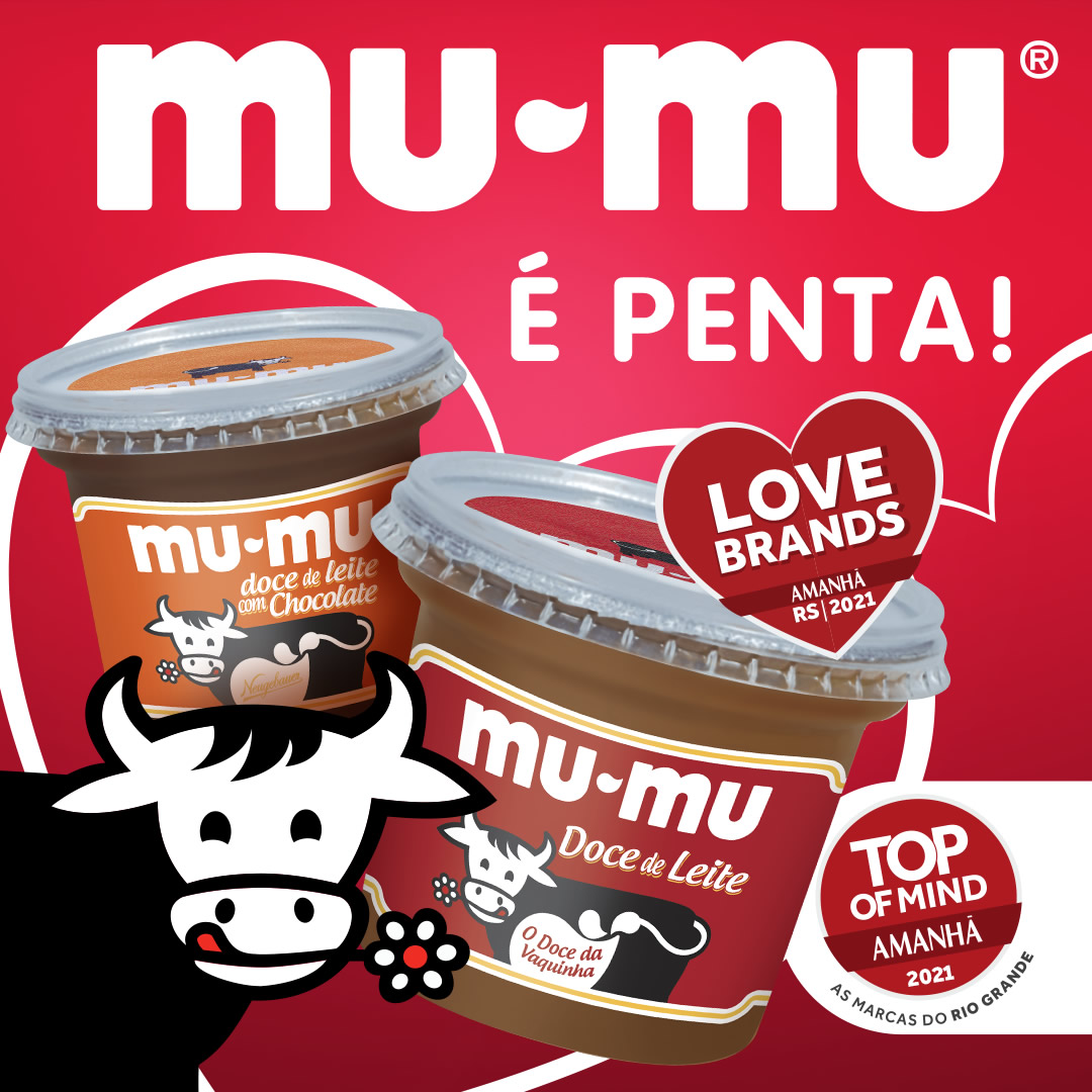 Mu-Mu é pentacampeã do Prêmio Top Of Mind