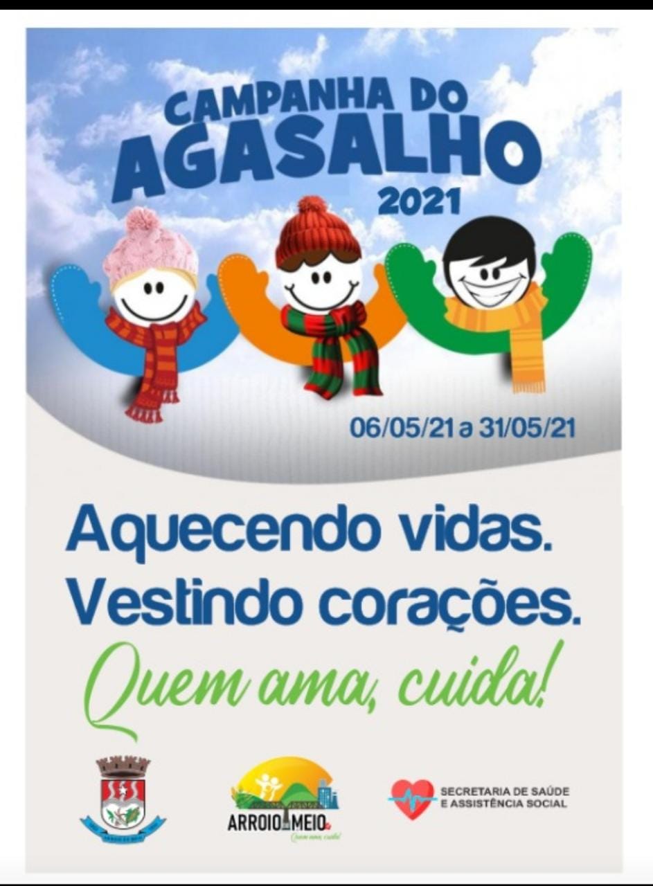 Doações para a Campanha do Agasalho iniciam nesta quinta-feira