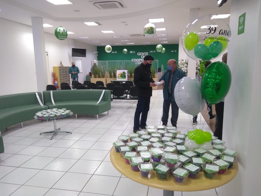 Sicredi Região dos Vales comemora 39 anos nesta sexta-feira e lança campanha para associados