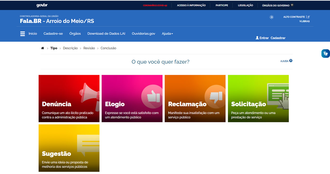 Município adere ao programa de Ouvidorias Integradas do Governo Federal