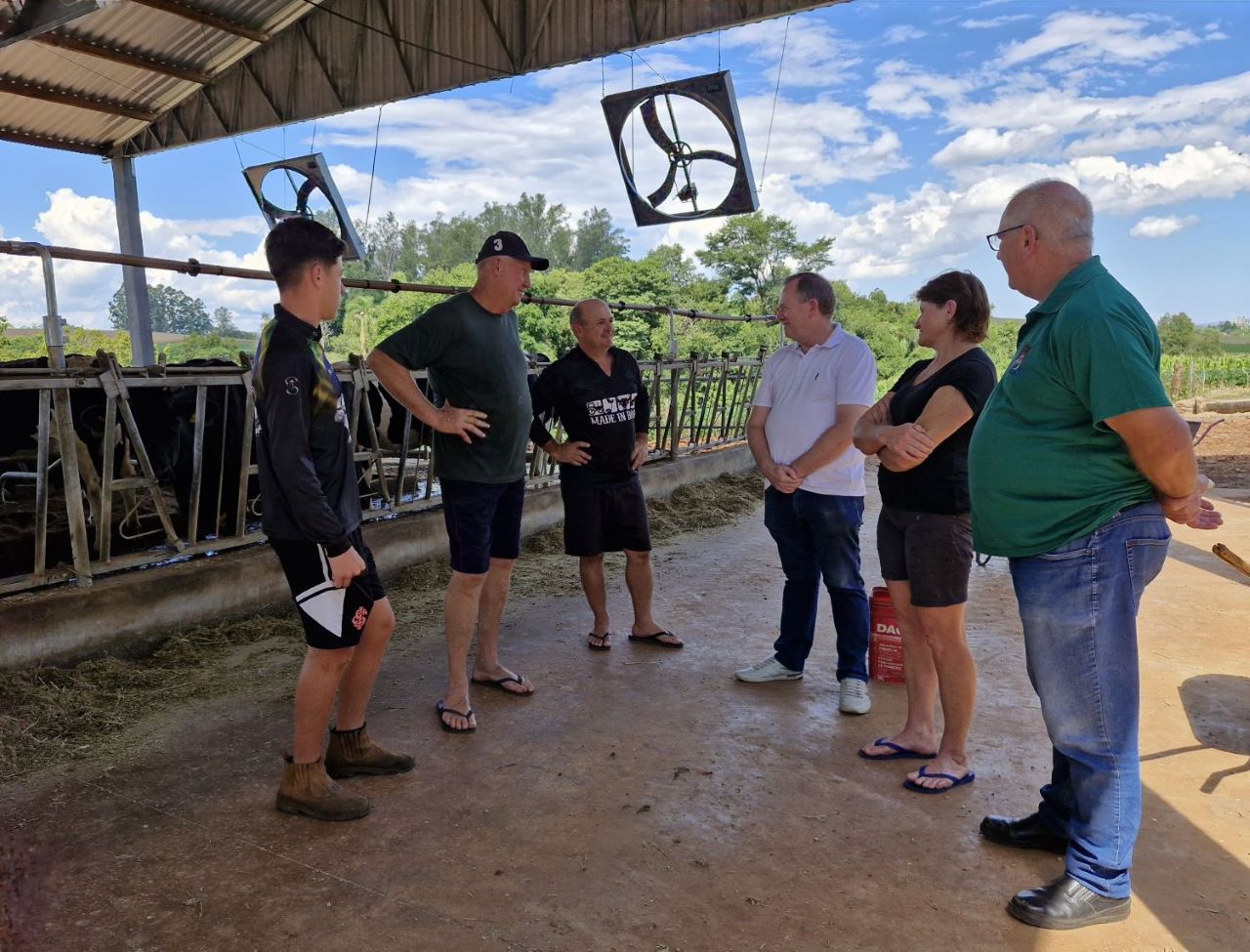 Com apoio do município, propriedades fortalecem a produção leiteira e a sucessão