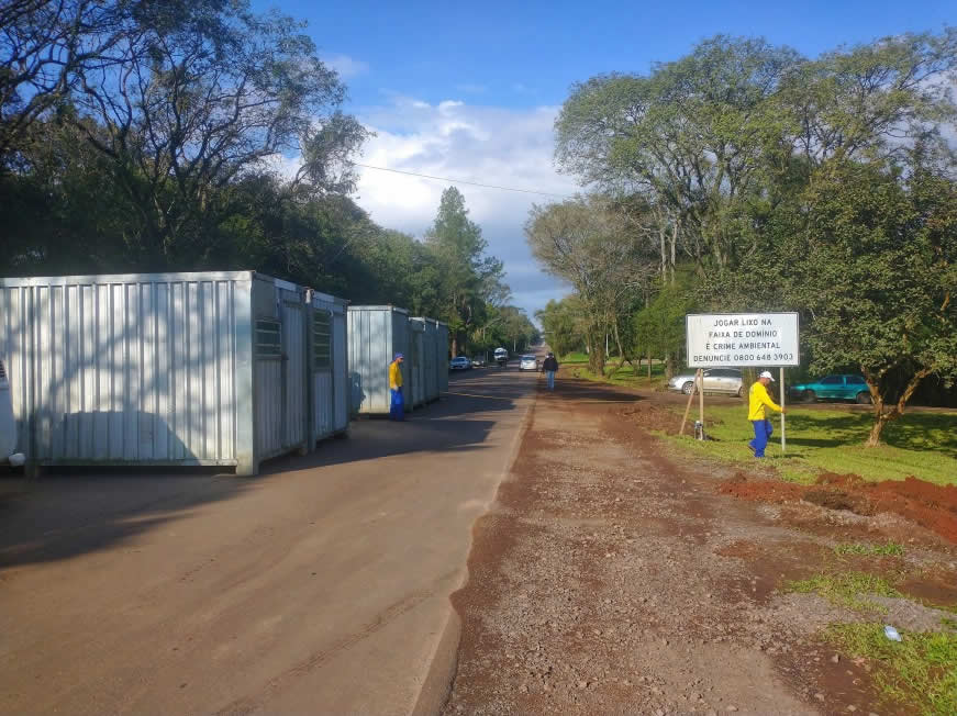 Iniciada montagem do canteiro de obras e parque fabril para construção da nova ponte da ERS-130
