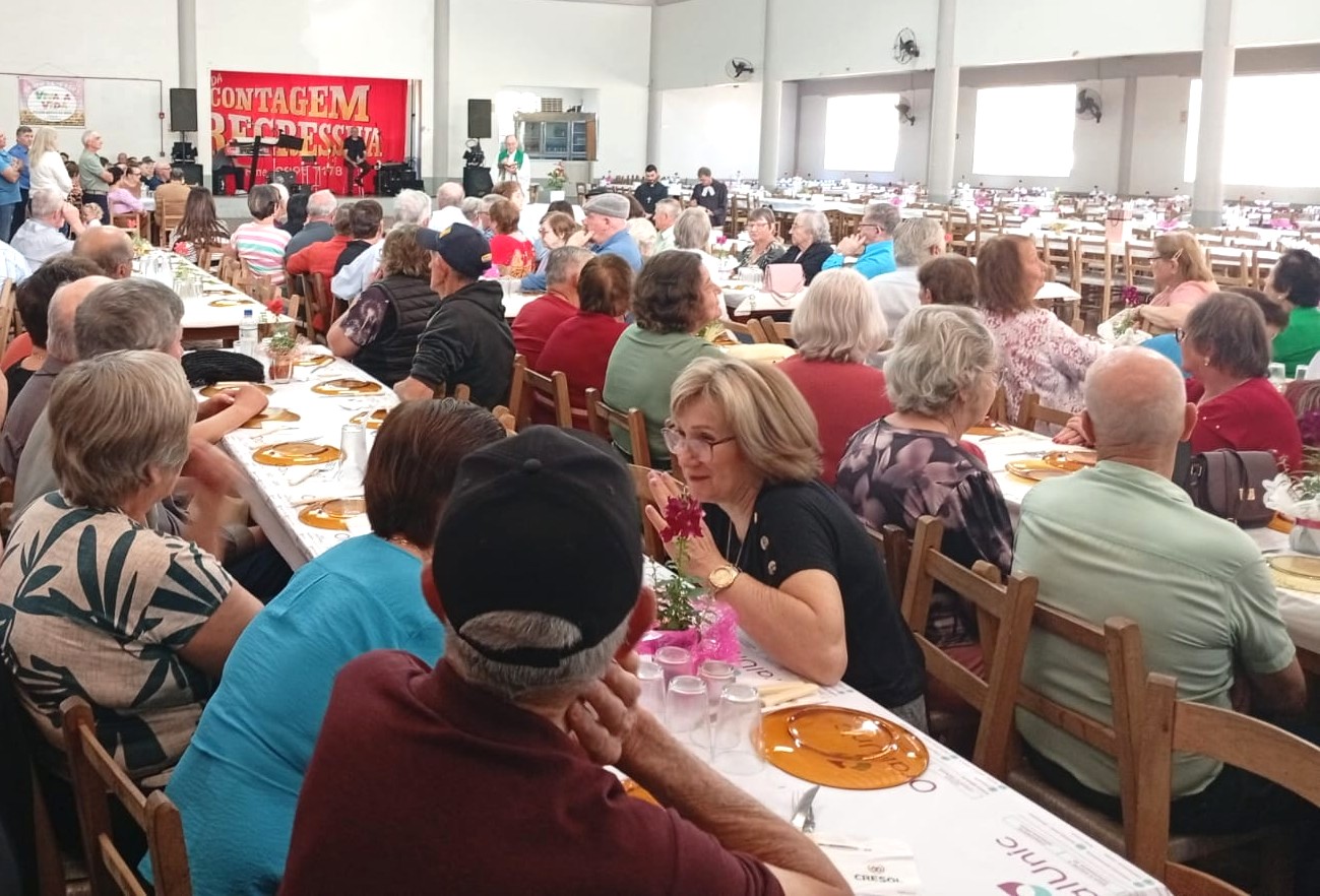 Primeiro almoço de integração de pessoas idosas será no dia 31 de janeiro em Linha 32